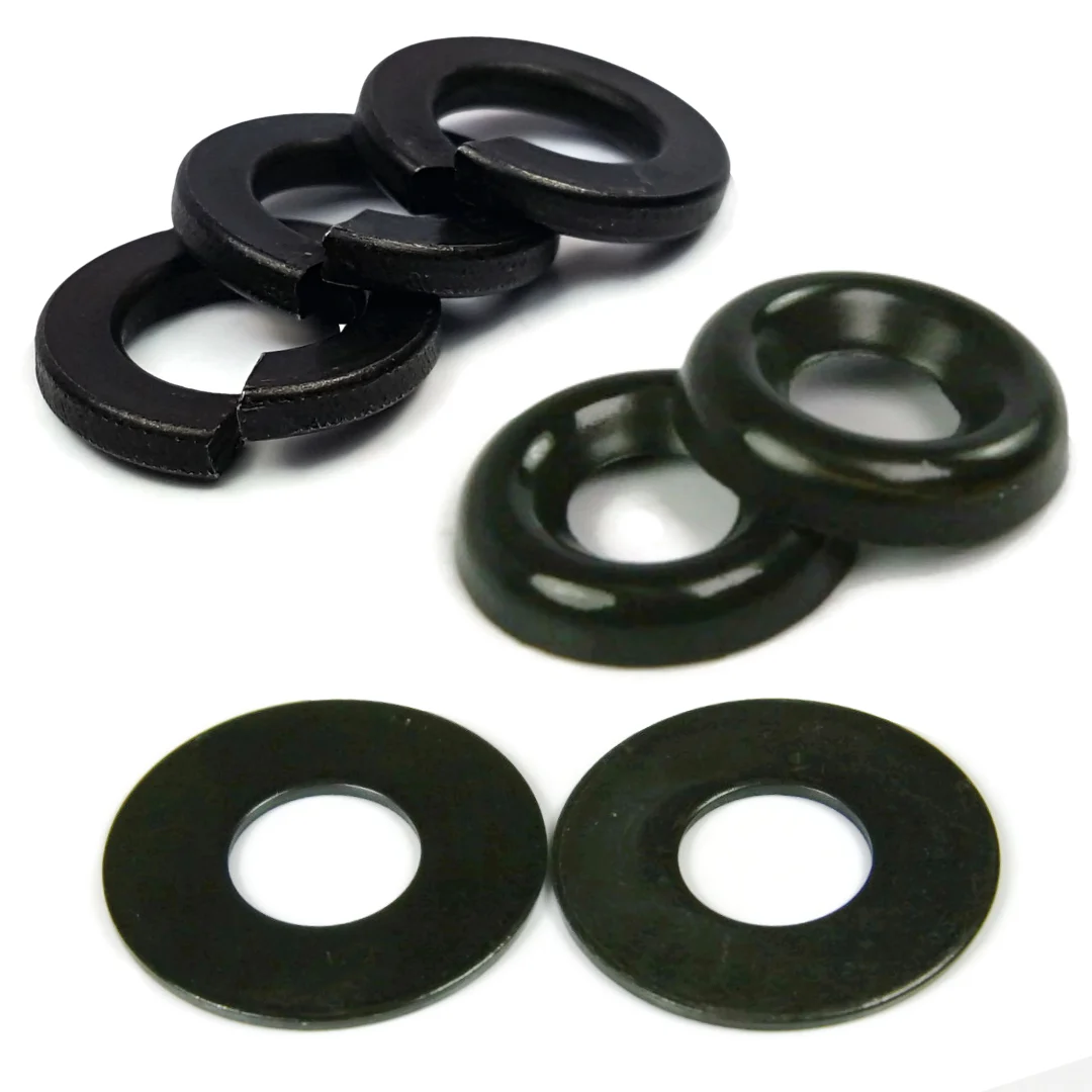 Washers, Black Oxide Stainless Steel